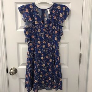 Floral rayon dress